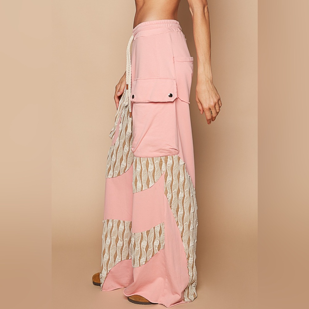 NWT patchwork POL drawstring pants! - Picture 3 of 5